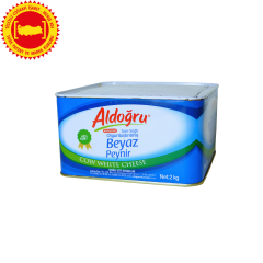 Aldoğru Tam Yağlı İnek Peyniri Teneke (2 kg)